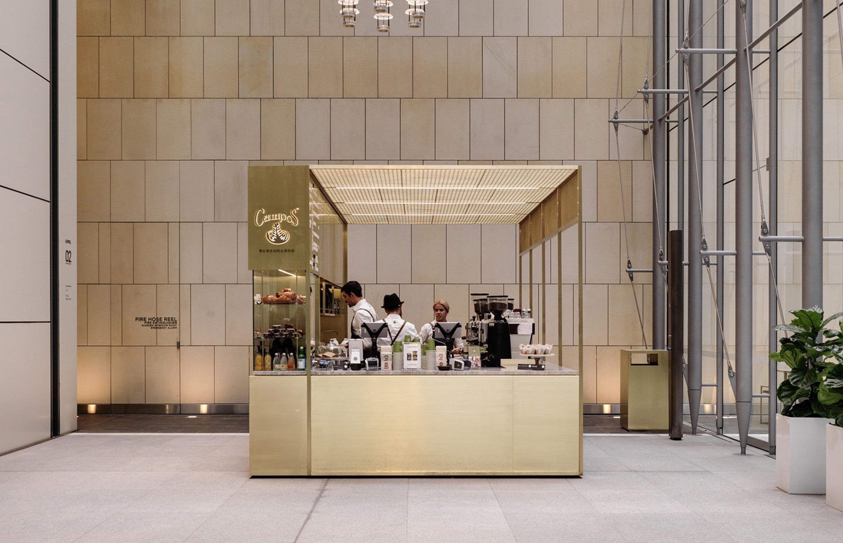 Campos Barangaroo by Woods Bagot | Liquid Metal by That Metal Company