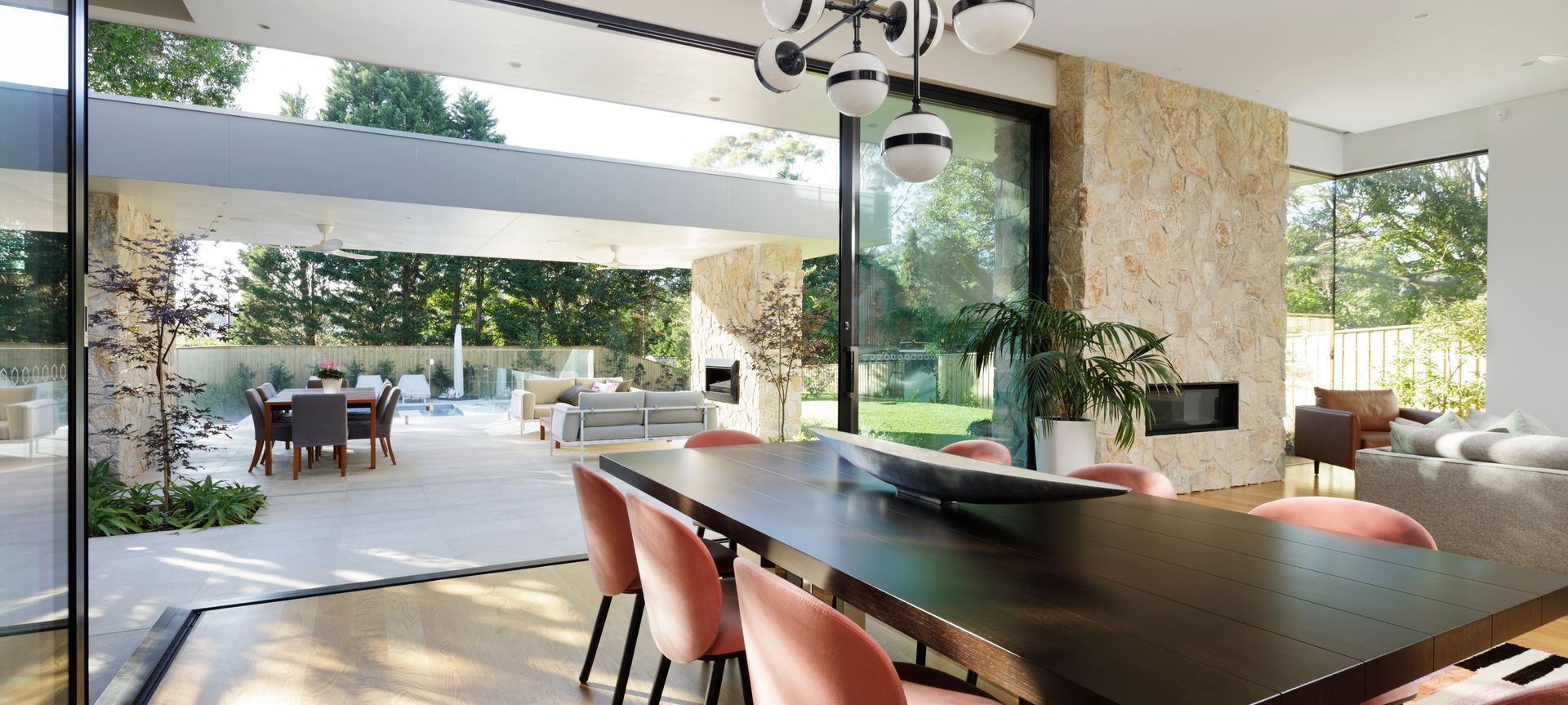 Summit Wall Cladding | Chateau Architects + Builders | Crystal Pools | Green Coast Landscapes | Think Outside Gardens | One Four Interiors
