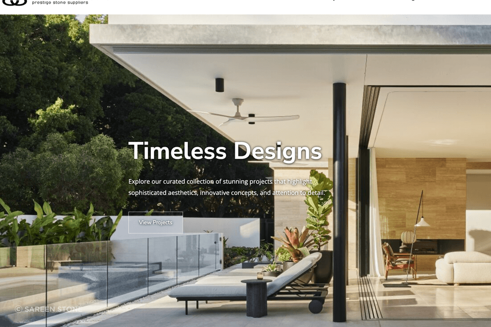 Our redesigned website launched in October 2025. Making it easier for architects, designers, and homeowners to explore stone collections, browse project galleries, and access technical information. A digital platform reflecting our commitment to exceptional service.