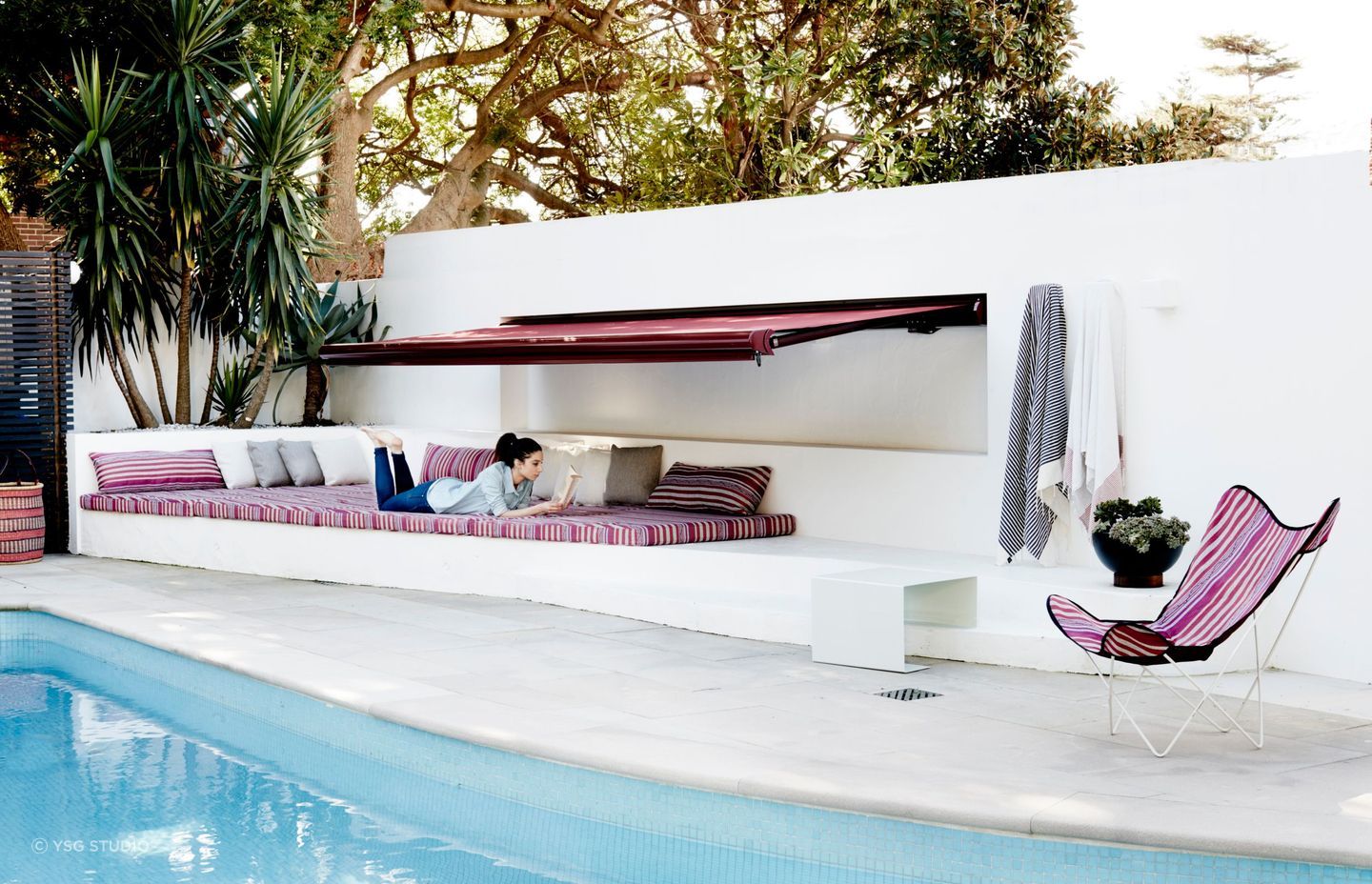 Inside Out House by YSG Studio | Photography by Prue Ruscoe - the right poolside area can give you plenty of extra living space.