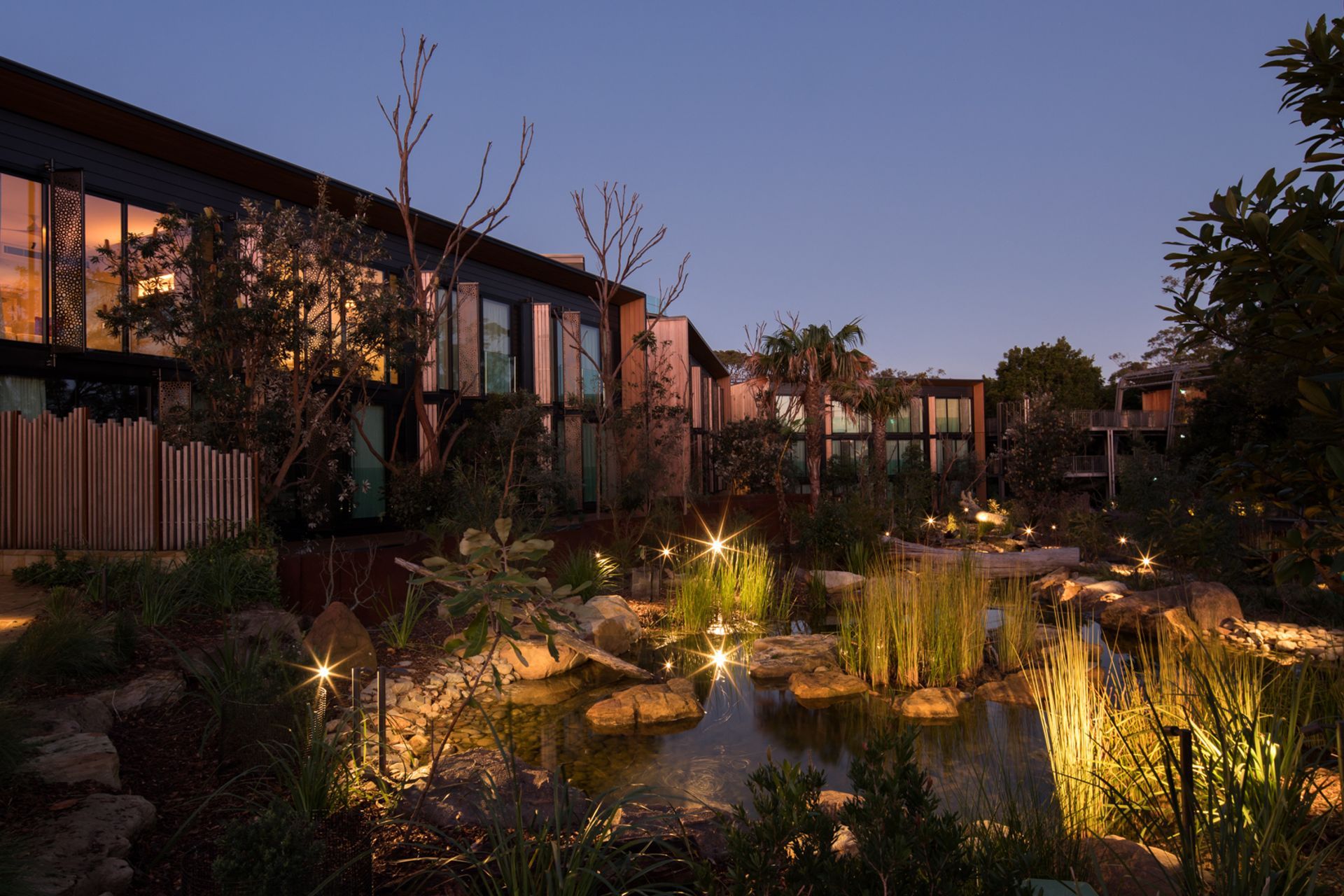 The magical impact of the Nocturnal Twiggy Bollard Single Lights is undeniable