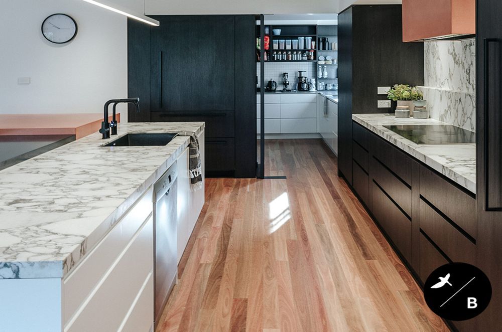 ‘Cato Residence’ Interior Design: Birdblack Design Builder: Graeme Carberry Builder Joinery: Marlix Bespoke Furniture & Joinery Photography: The Evoke Company Videography: PipeWolf Media