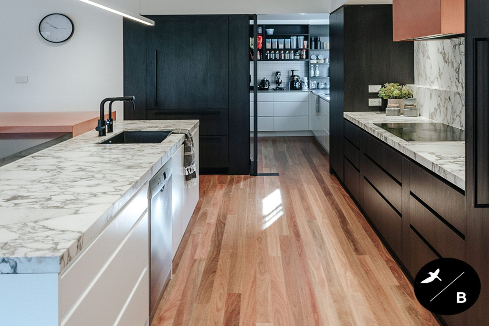 ‘Cato Residence’ Interior Design: Birdblack Design Builder: Graeme Carberry Builder Joinery: Marlix Bespoke Furniture & Joinery Photography: The Evoke Company Videography: PipeWolf Media