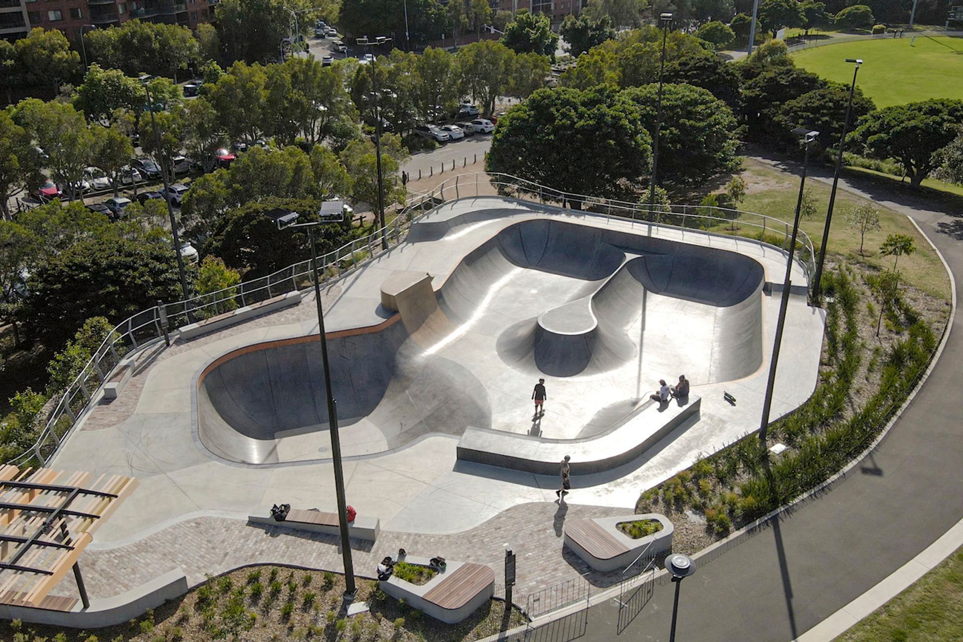 New Sydney Park Skate Park Designed to be a Community Hangout