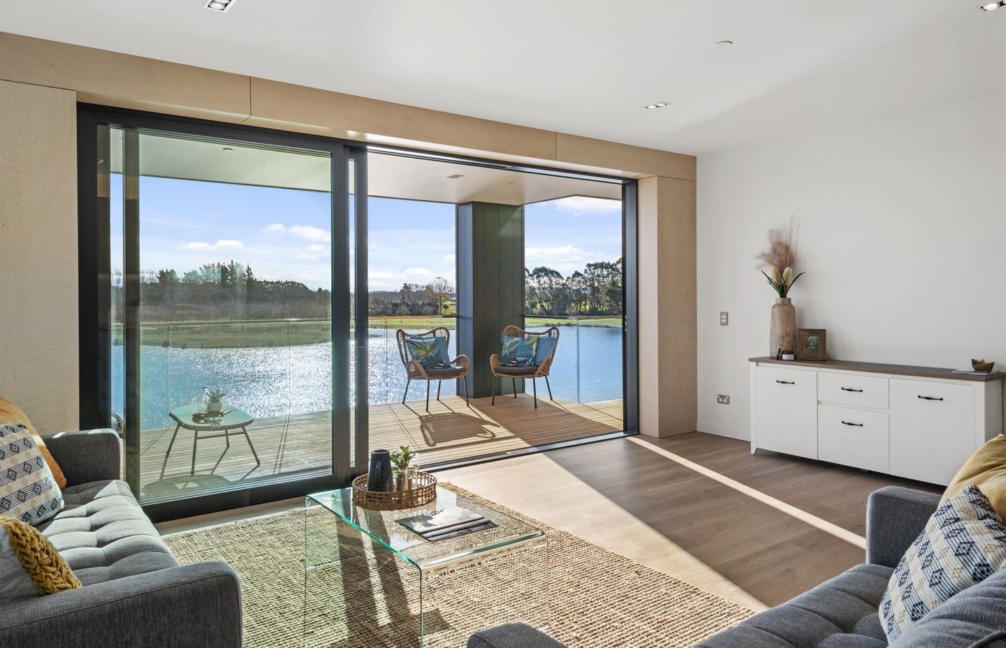 Made from timber, much of the building was able to be prefabricated, saving time on site.