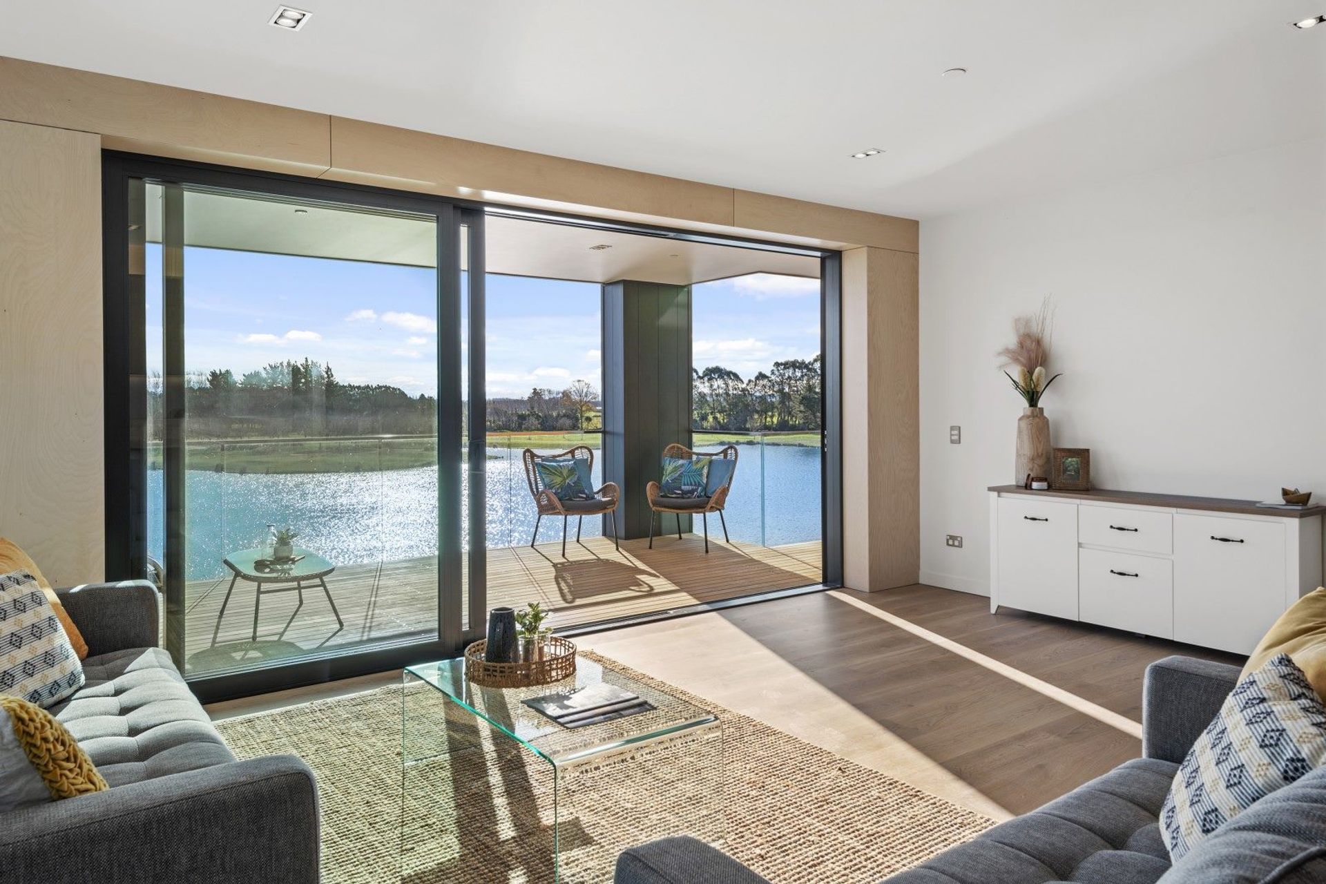 Made from timber, much of the building was able to be prefabricated, saving time on site.