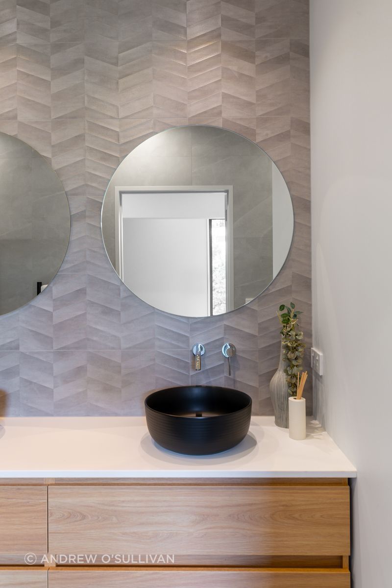 The tiling in this home was installed by A2D Tiling. The team are specialists in the art of meticulous and challenging tile installations in all types of floor and wall applications in architectural and high-end builds.