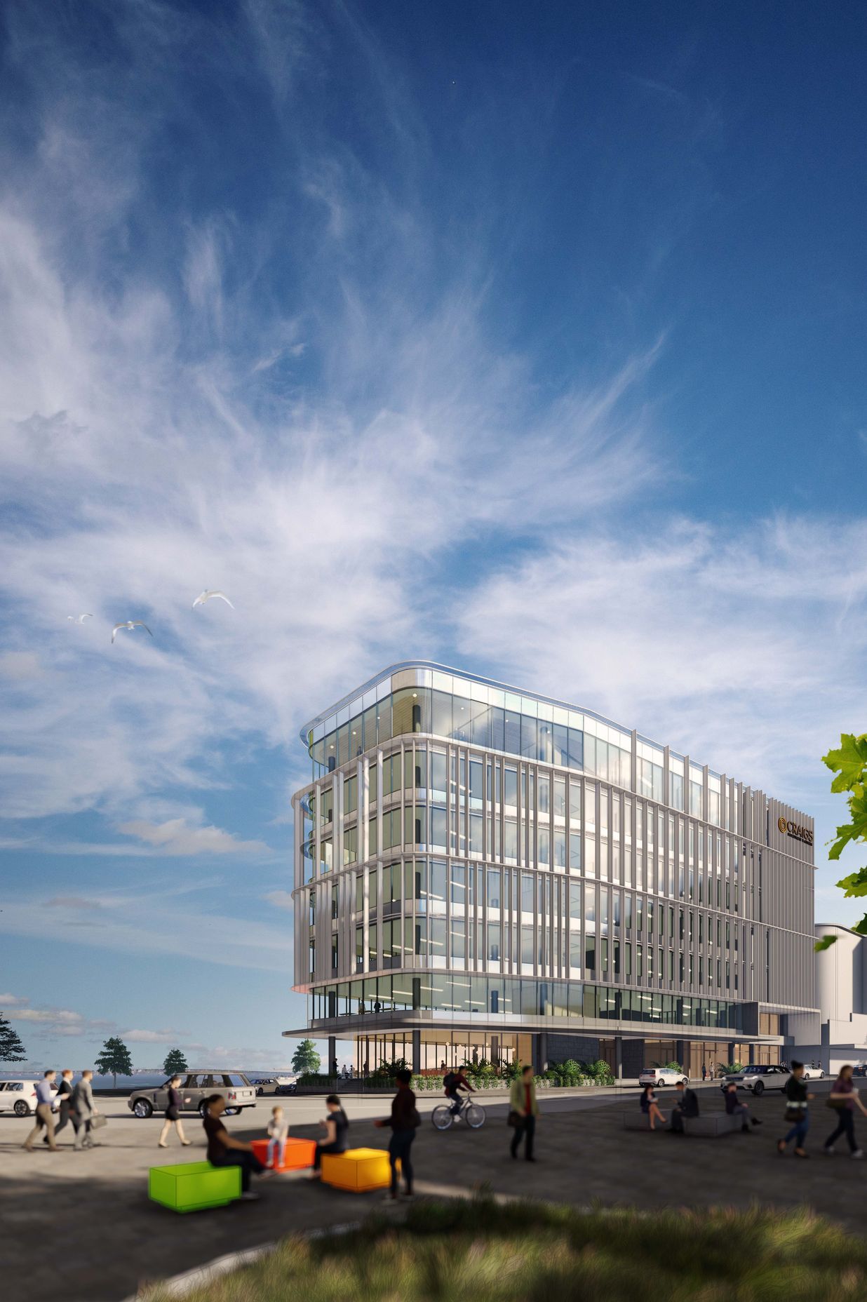 Artists rendering of the 2 Devonport Road façade.