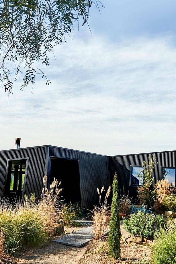 Eco-Friendly Hillside Retreat x Sculpt Fireplace Collection