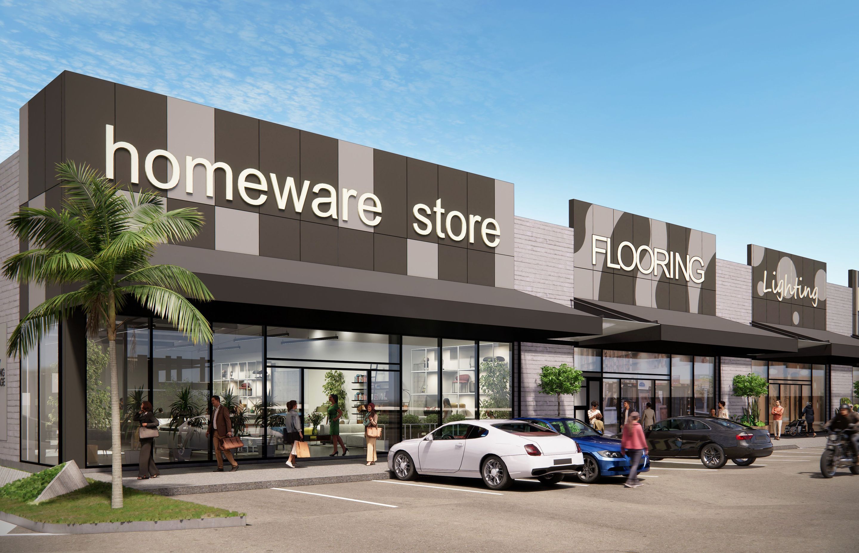 A new 2000m2 building is also planned for the site, with five tenancies ranging from 335m2 up to 550m2.