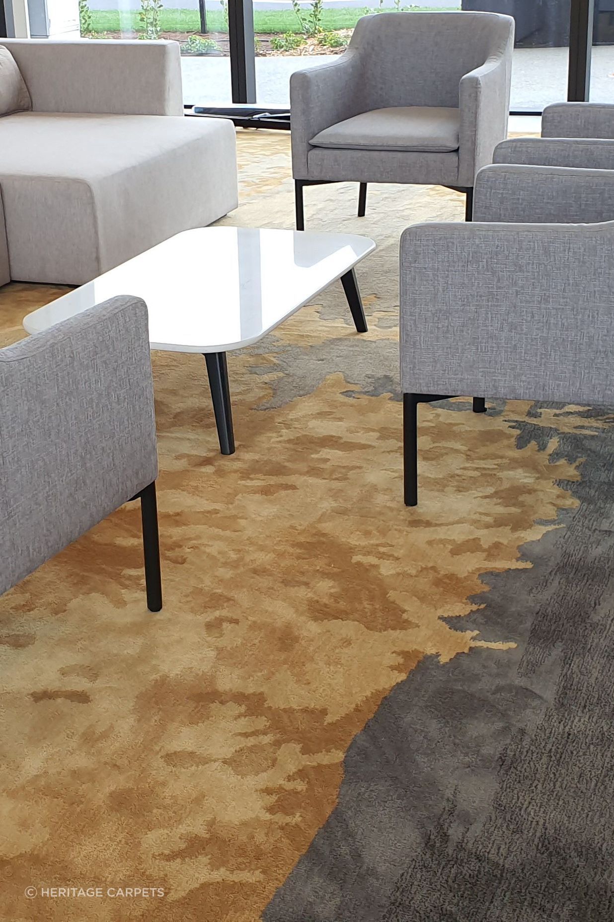 Custom 100% Wool rug NOVOTEL Christchurch
