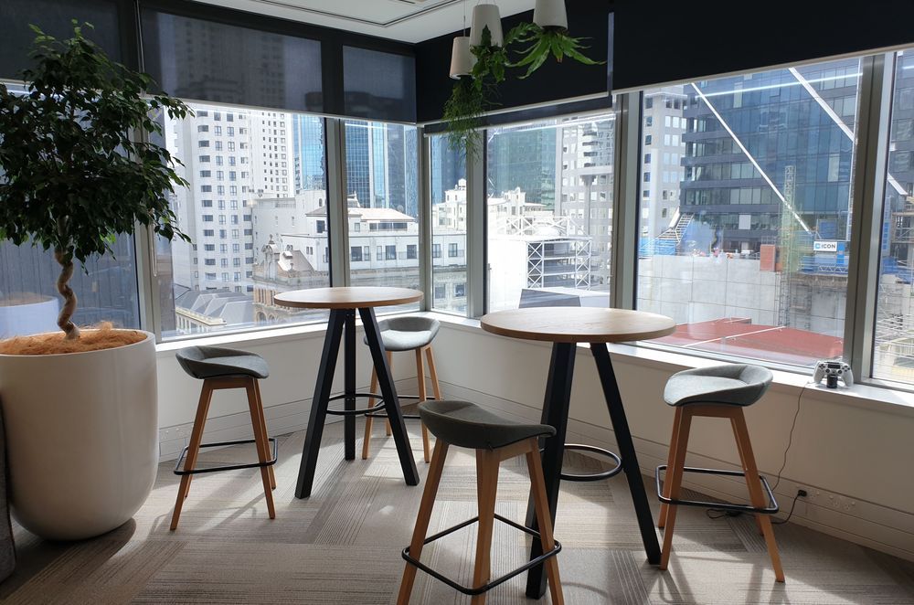 “Bar leaners are also a really sought-after item for informal meetings as opposed to the team sitting around the board table; these are great for casual catch-ups, chatting with colleagues and the informal approach helps to break down anxiety for people,"