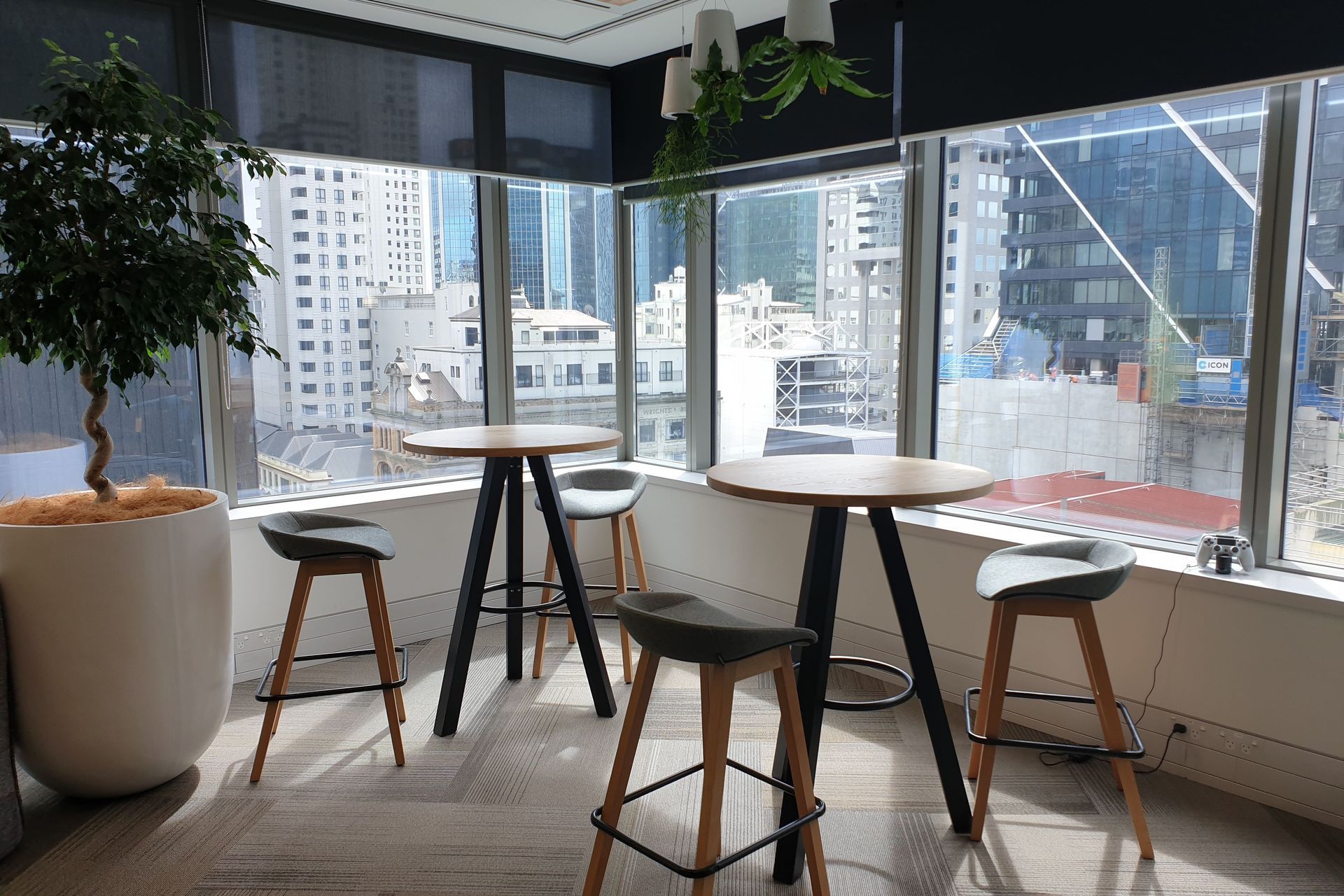 “Bar leaners are also a really sought-after item for informal meetings as opposed to the team sitting around the board table; these are great for casual catch-ups, chatting with colleagues and the informal approach helps to break down anxiety for people,"