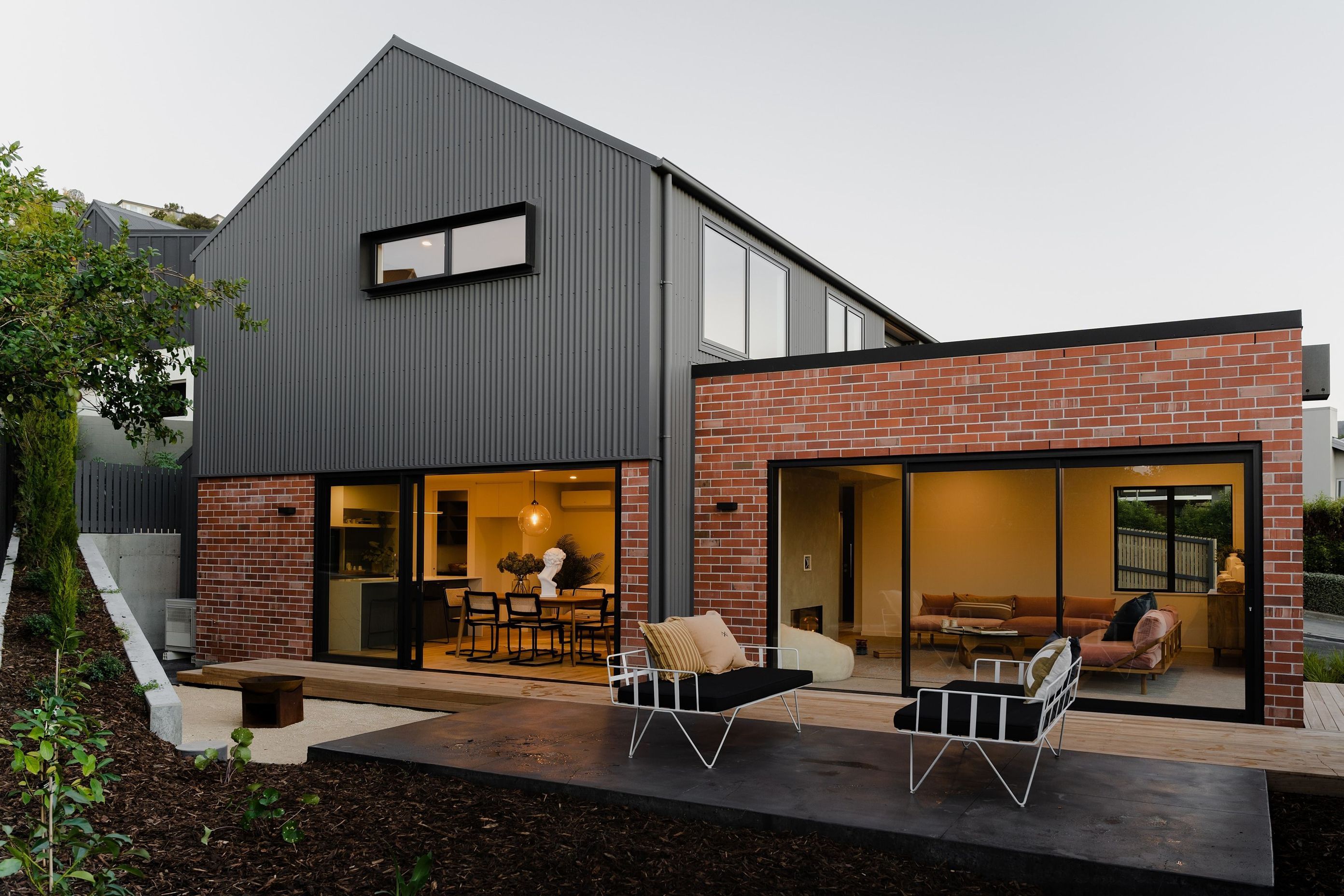 Metal cladding is incredibly versatile when it comes to design and construction, showcased here with COLORSTEEL® MATTE Roof &amp; Wall Cladding.