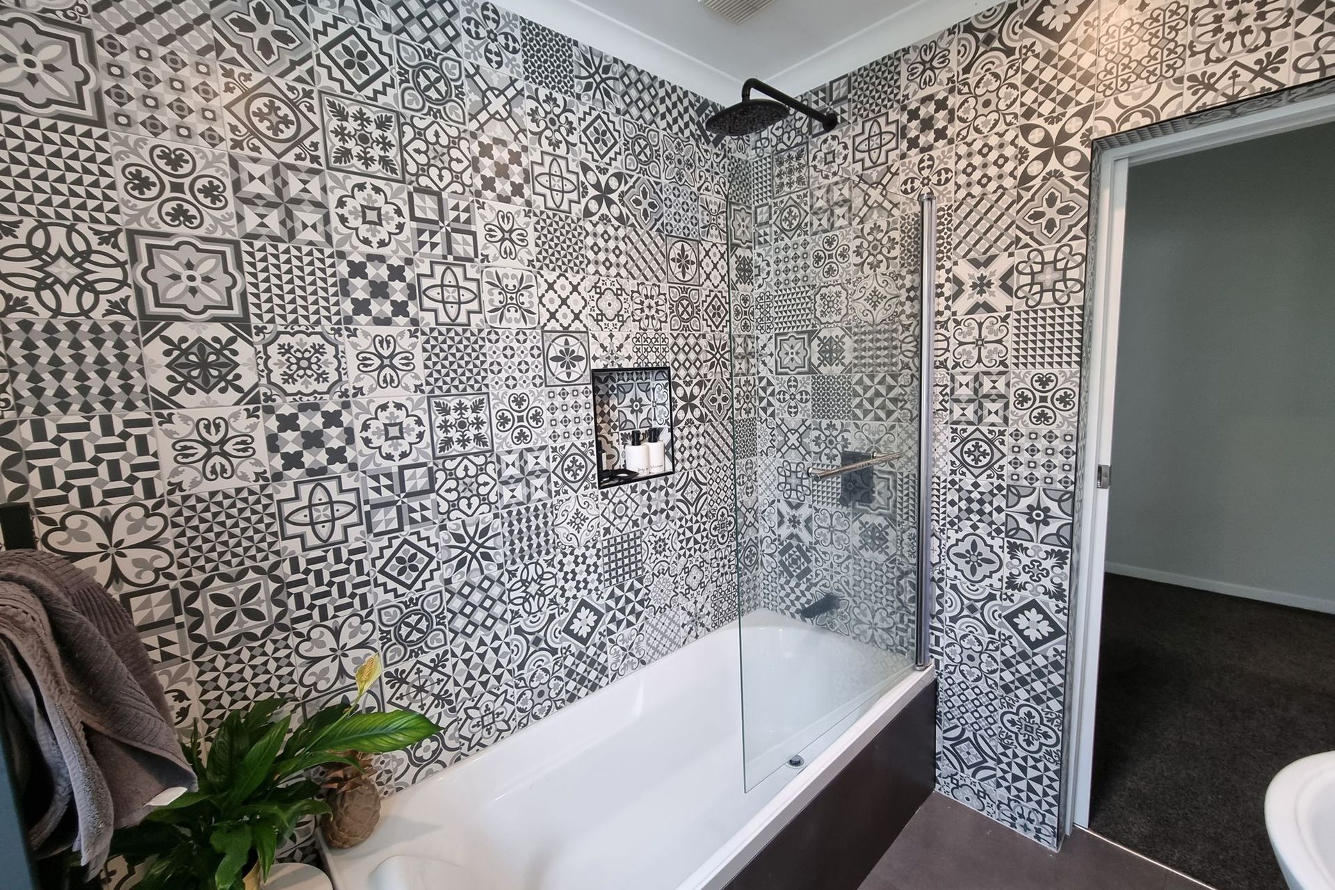 Stunning graphic tiles can mesmerise the eyes in the right hands.