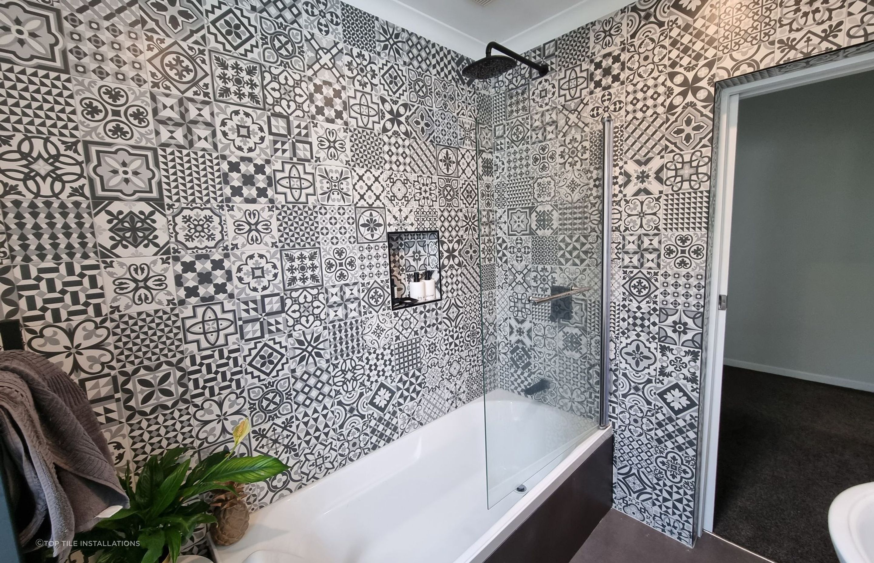 Stunning graphic tiles can mesmerise the eyes in the right hands.