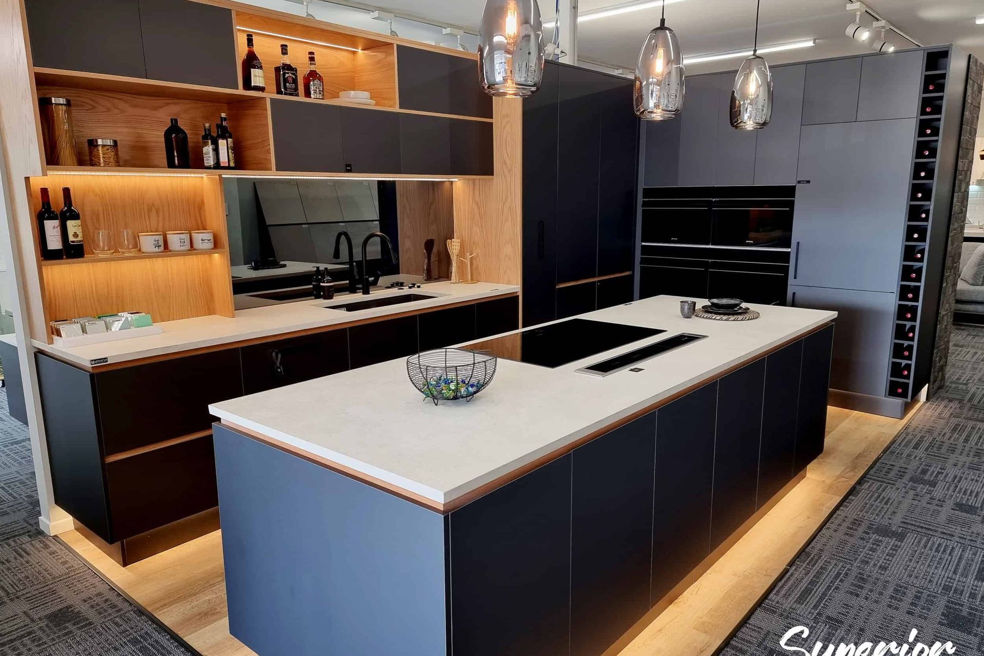 A look at one of our displays in our kitchen display in our showroom display in Auckland.