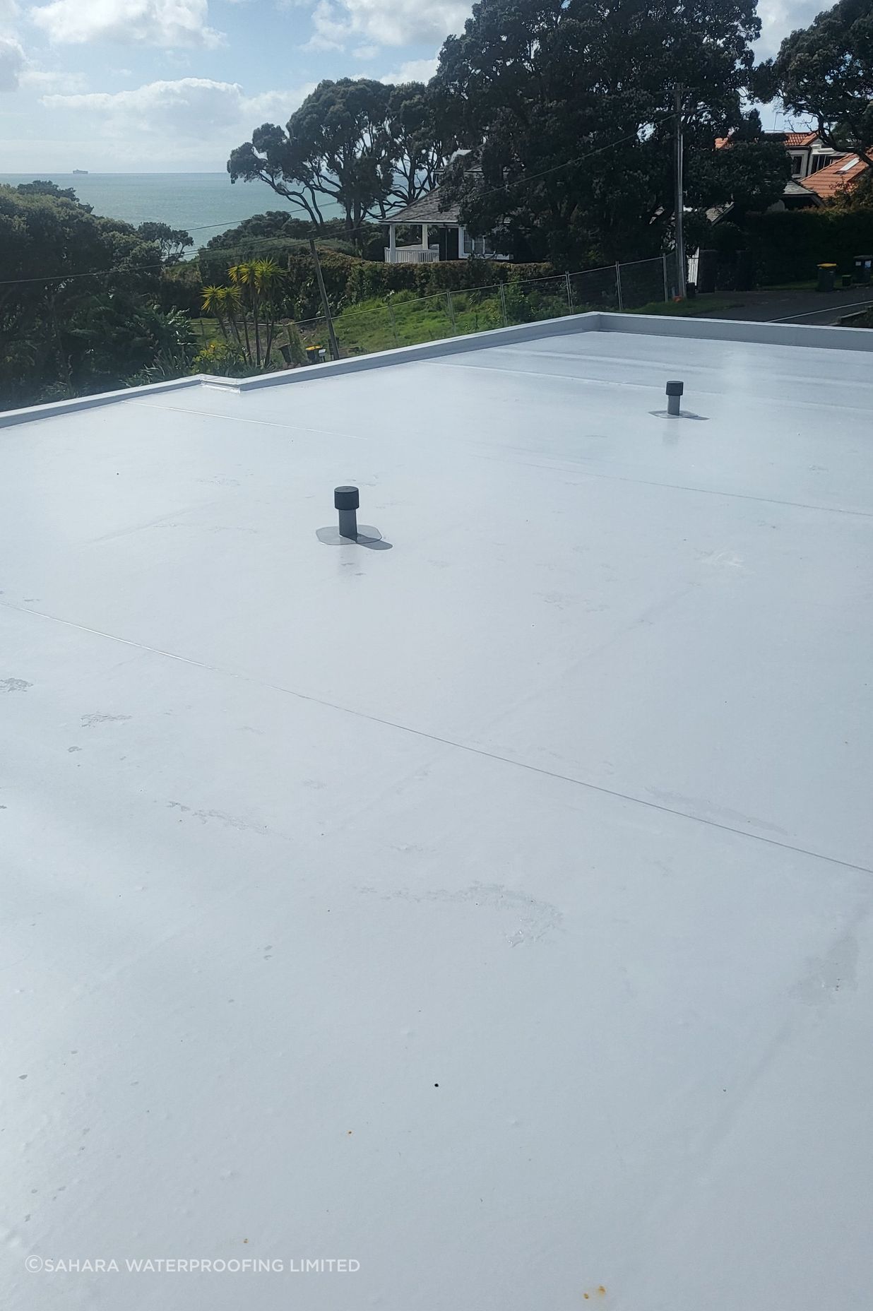 Residential waterproofing projects such as this can generally be achieved at a cost of $200 per sqm.