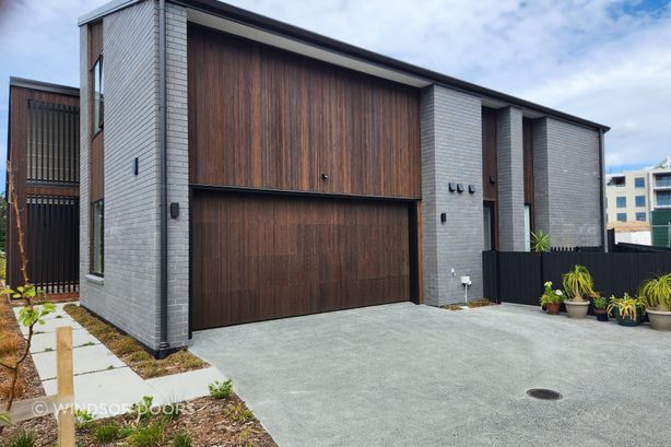Custom Cedar Garage Door