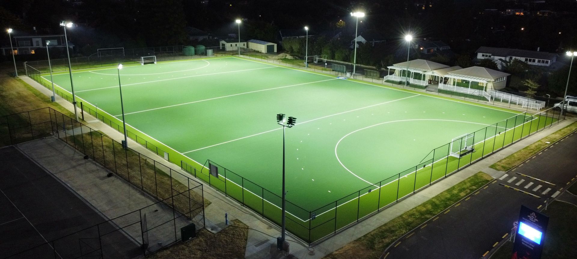 Night view with Lumosa LED Lights