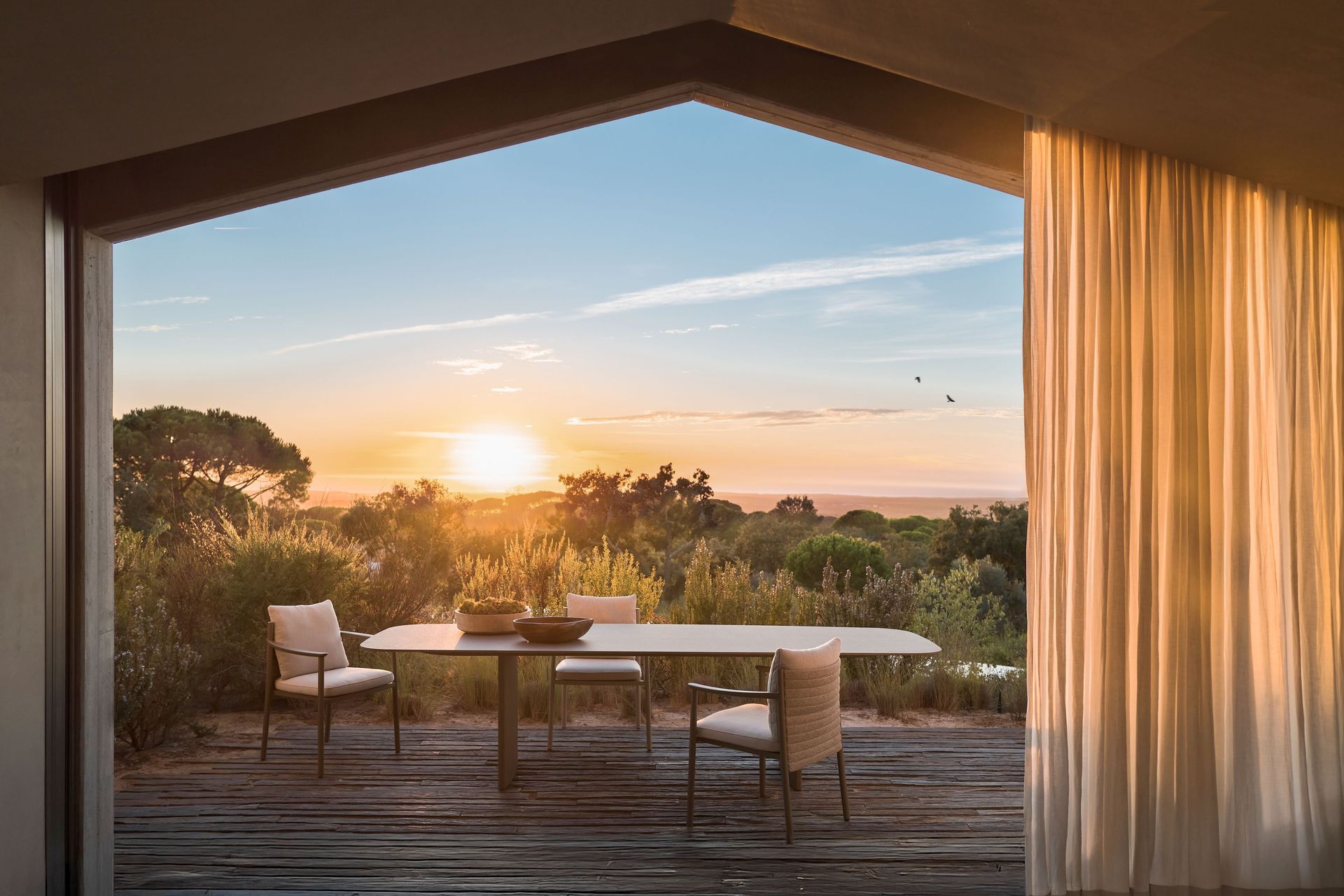 Lucca dining table and chair by Studio Segers