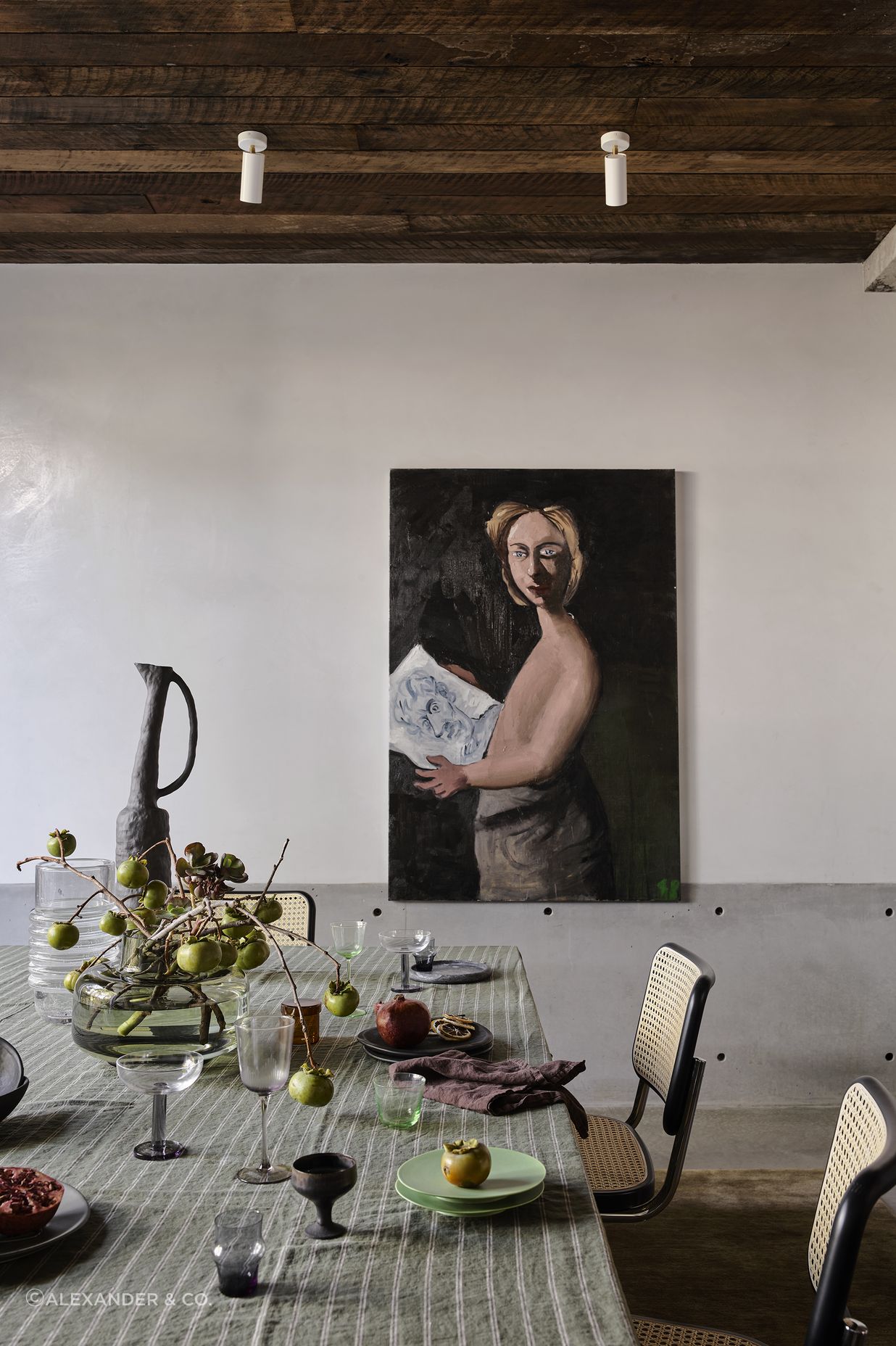 Artistic and unique tableware at Alexander House- Photography - Photography: Anson Smart