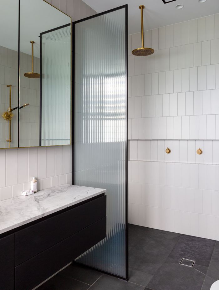 The shower in the secluded master ensuite.