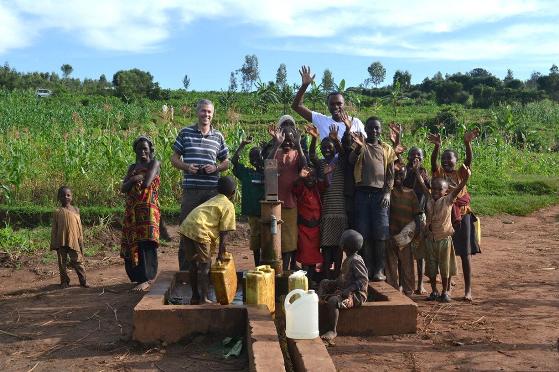 Clean water supply in Rwanda