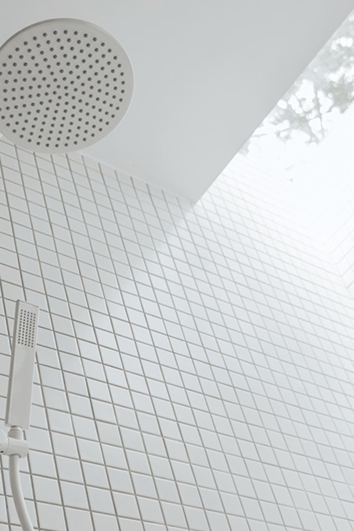 Dana round shower head by ABI Interiors