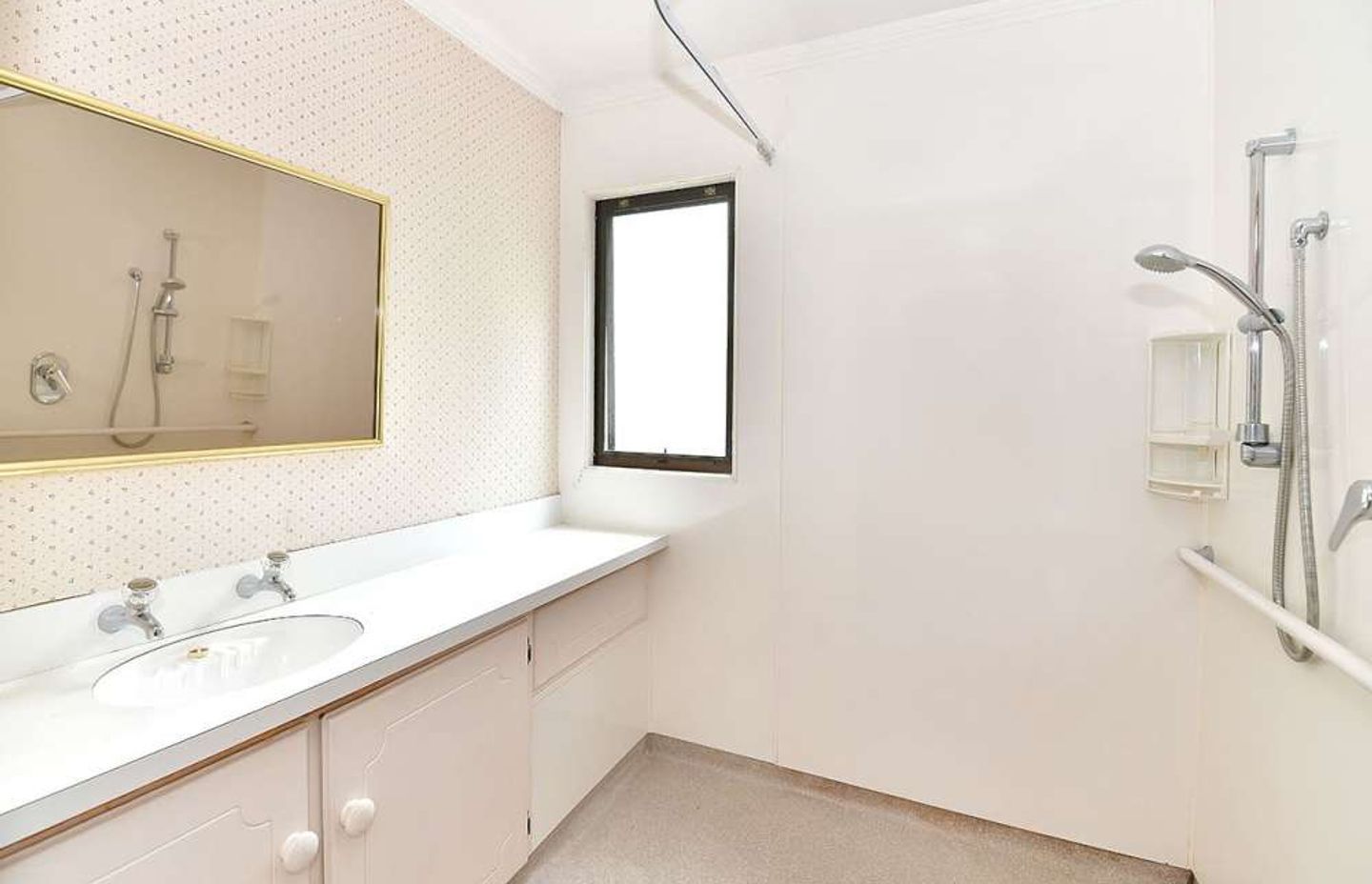 BEFORE we renovated the bathroom