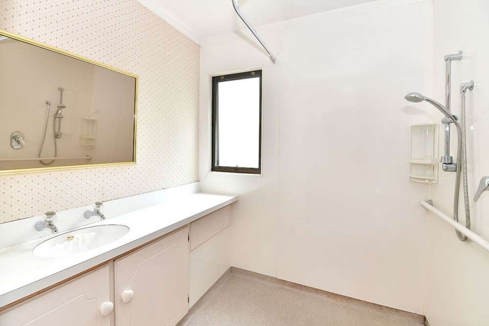 BEFORE we renovated the bathroom