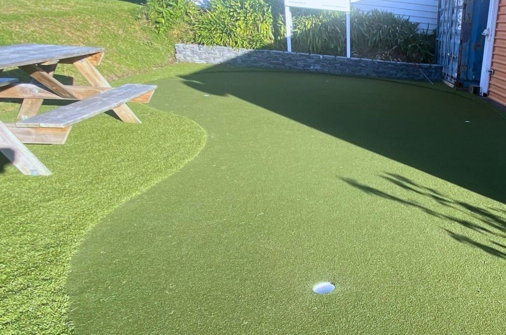 Precision Putt from GameOn Turf installed at Win The Day Golf in Belmont, Auckland.