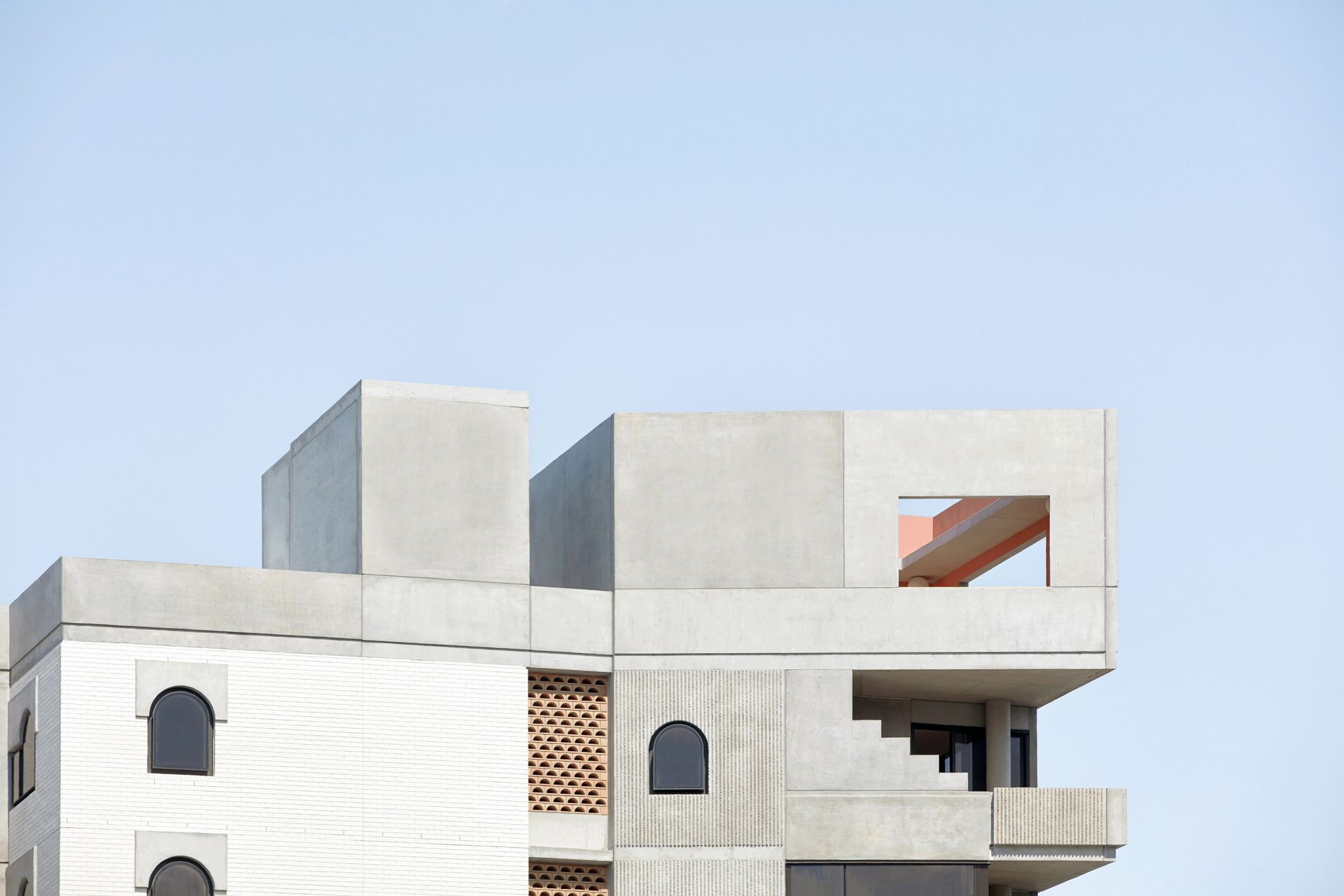 The Calile Hotel by Richards &amp; Spence | White bricks by Brickworks | Photography by Sean Fennessy