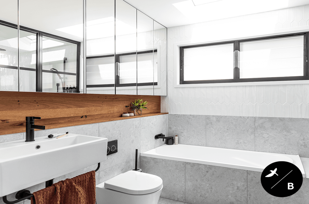 Interior Design, Furniture Curation & Design Management: Birdblack Design. Build: Graeme Carberry Builder. Joinery Manufacturer: Paiano Custom Kitchens. Shoot Stylist: Birdblack Design. Photography: Louise Wellington. Videography: PipeWolf Media