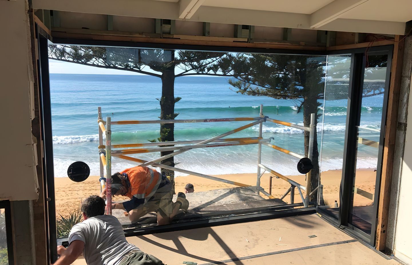 Progress at Wamberal Beach House