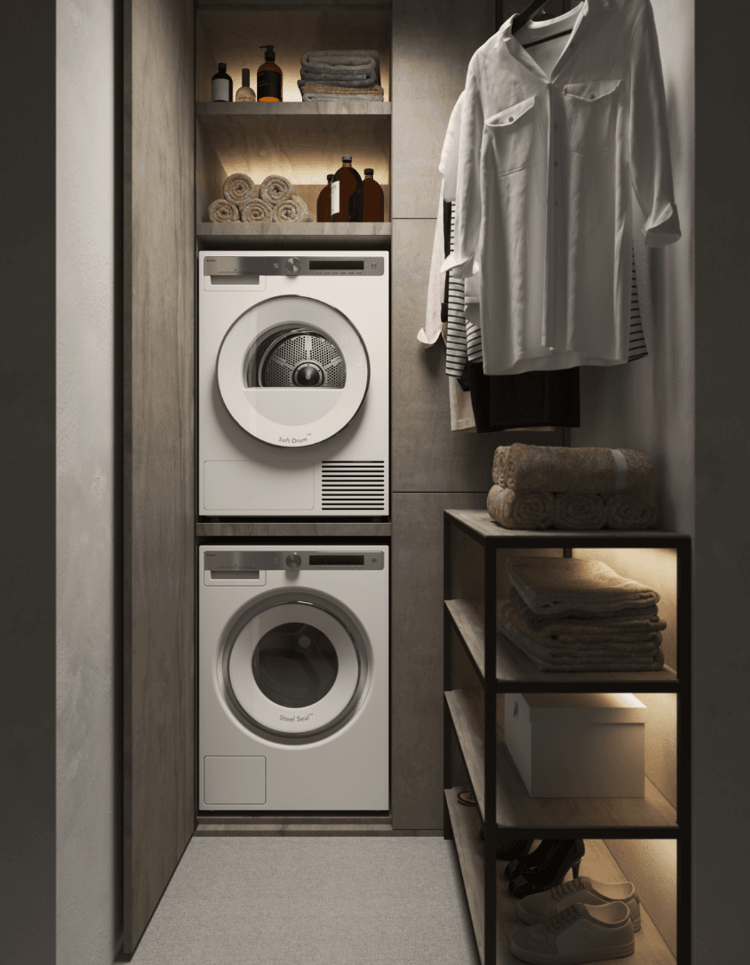 Steel Seal 8kg washing machine by Asko