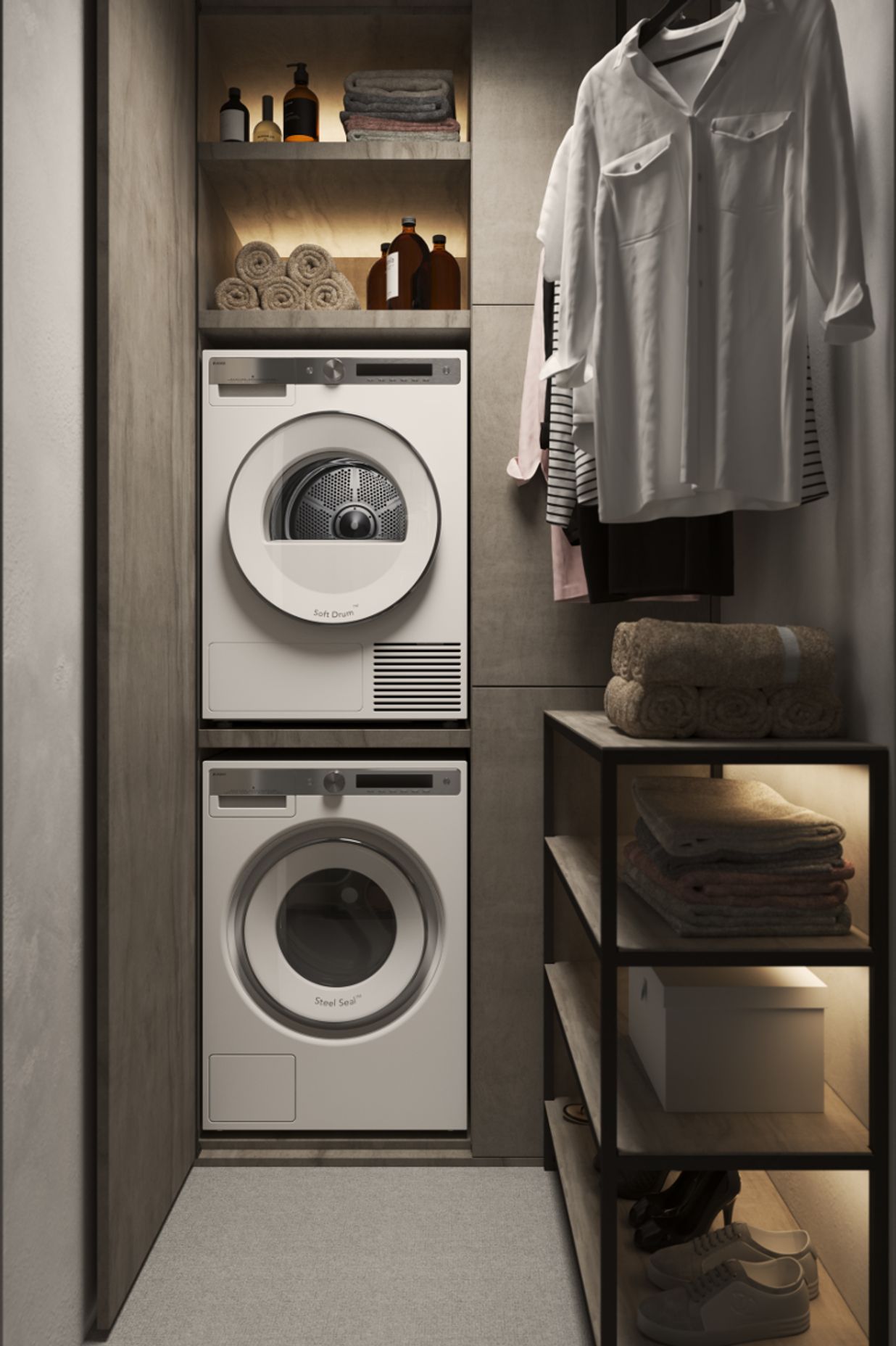 Steel Seal 8kg washing machine by Asko