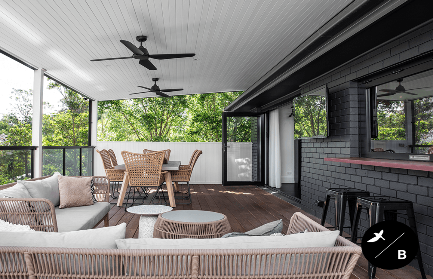 Interior Design, Furniture Curation & Design Management: Birdblack Design. Build: Graeme Carberry Builder. Joinery Manufacturer: Paiano Custom Kitchens. Shoot Stylist: Birdblack Design. Photography: Louise Wellington. Videography: PipeWolf Media