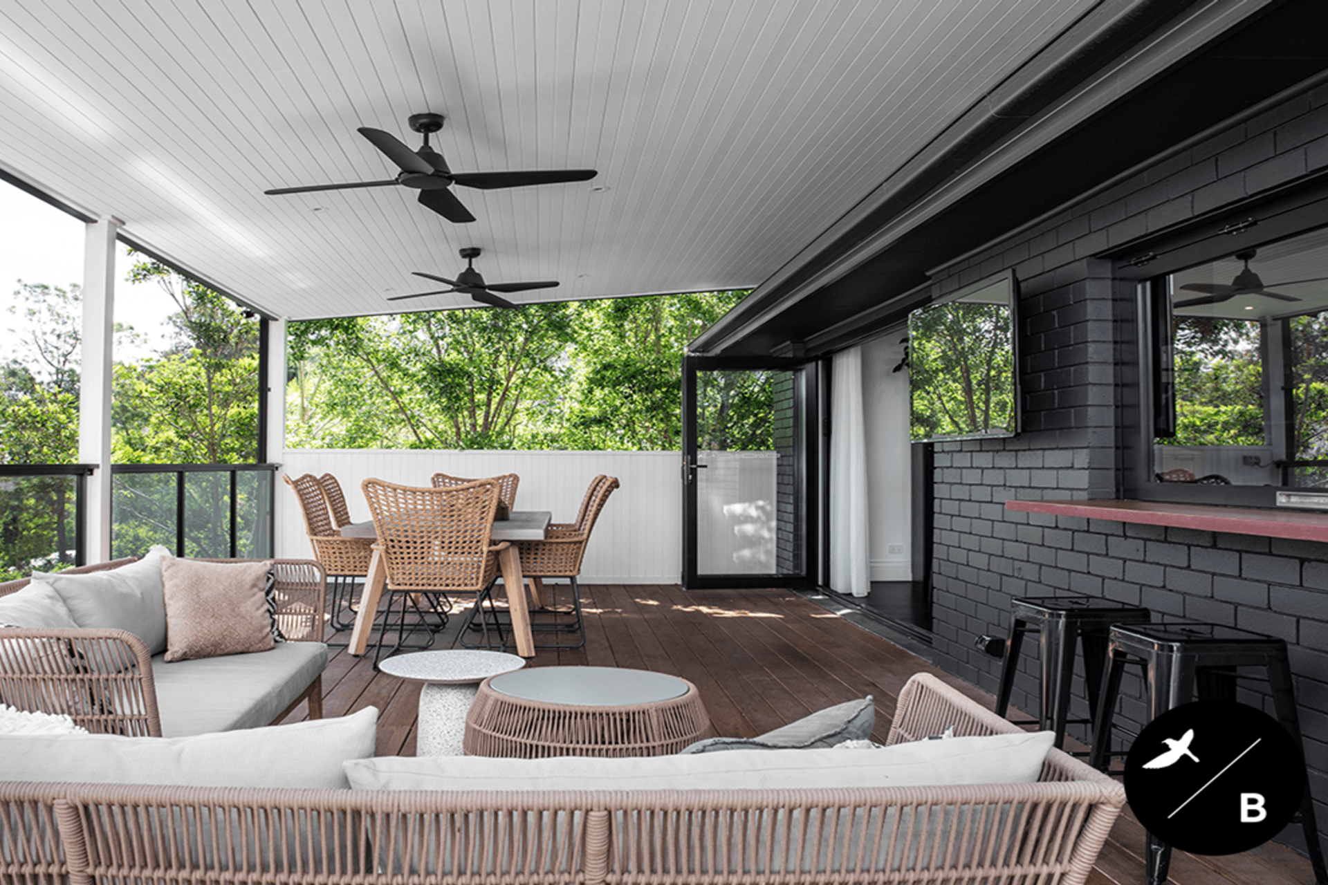 Interior Design, Furniture Curation & Design Management: Birdblack Design. Build: Graeme Carberry Builder. Joinery Manufacturer: Paiano Custom Kitchens. Shoot Stylist: Birdblack Design. Photography: Louise Wellington. Videography: PipeWolf Media