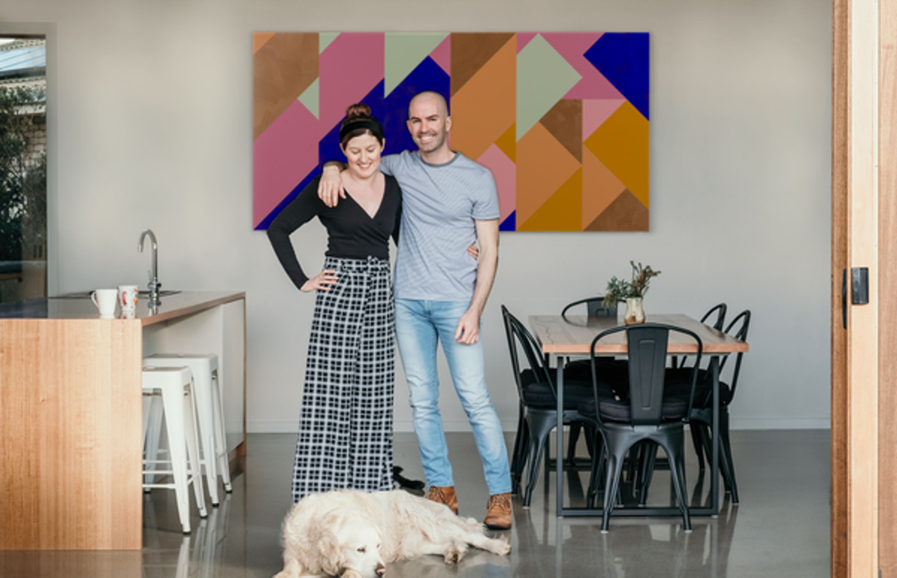 Image: Happy Architopia customers, Paul and Monica.