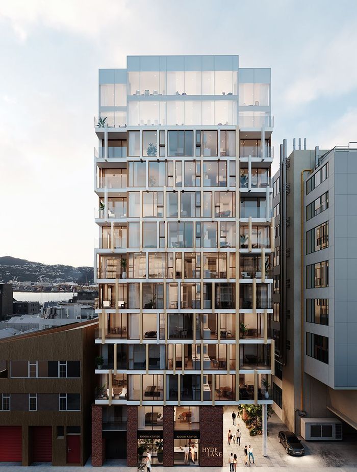 Hyde Lane’s Alpha Street frontage.