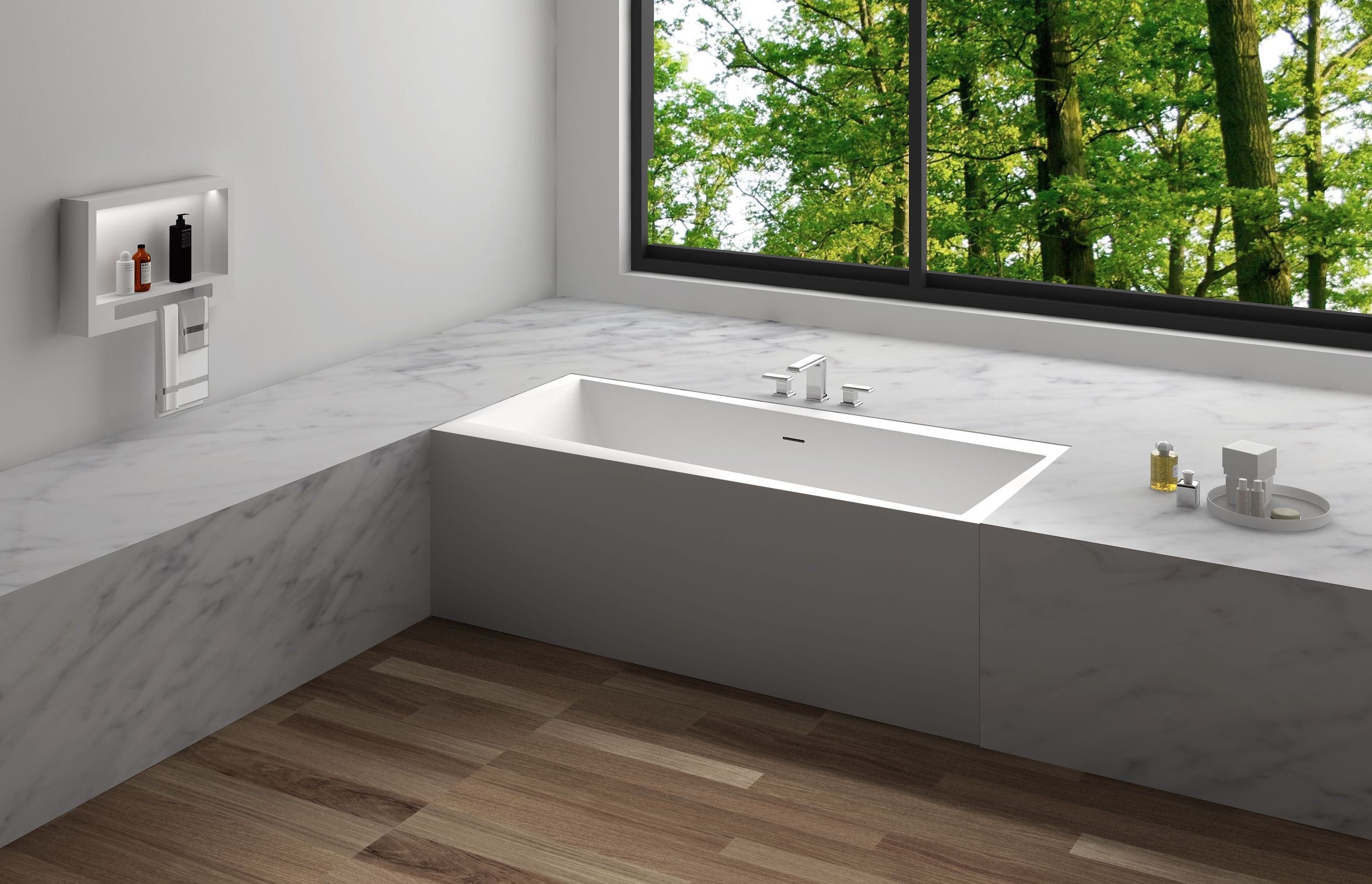Stonebaths has a range of sophisticated baths suited to contemporary bathrooms.