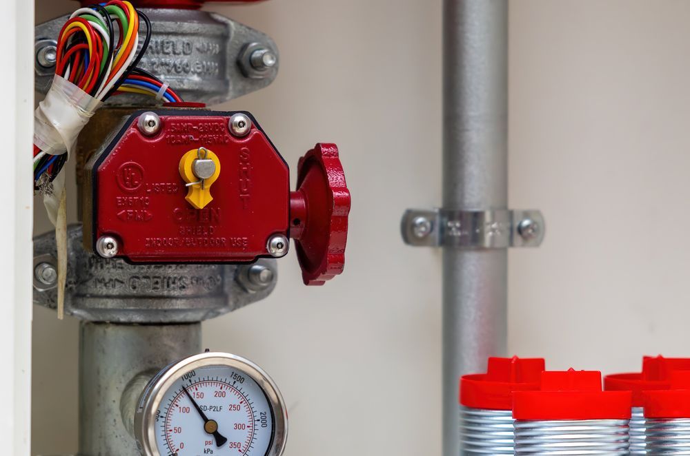 Residential sprinkler control valve.
