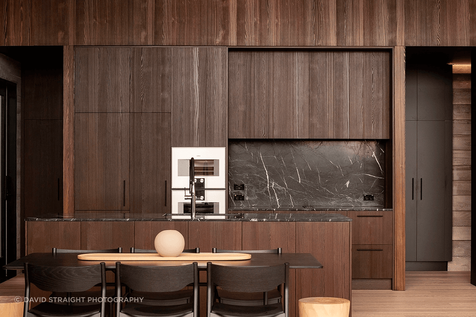 Poured Pleats by Jack Mckinney Architects | Stained Spring Larch Timber Veneer