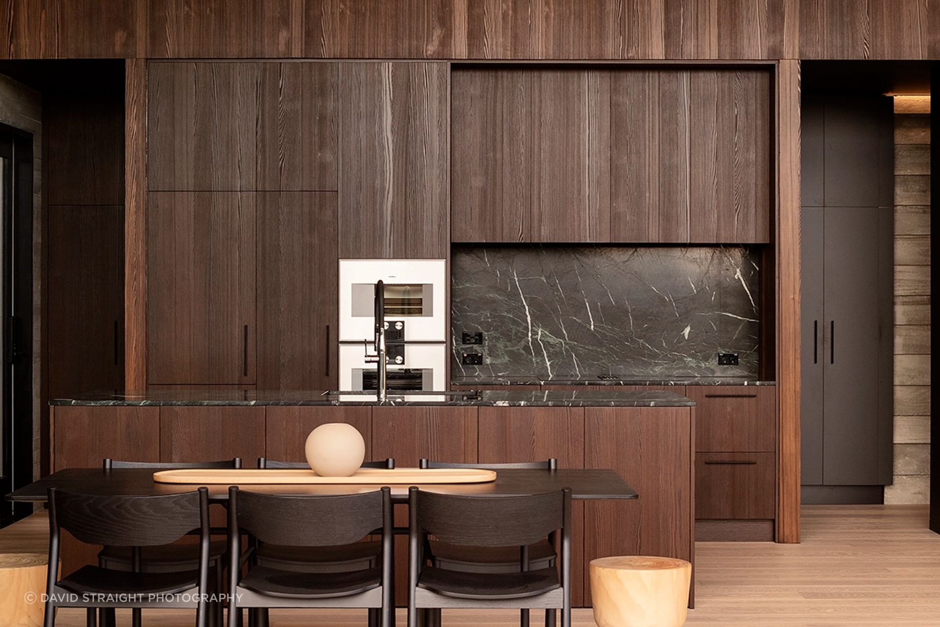 Poured Pleats by Jack Mckinney Architects | Stained Spring Larch Timber Veneer