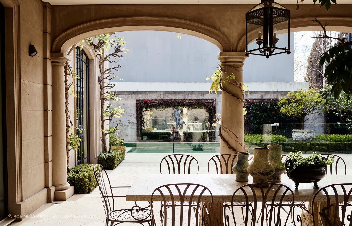 Kenley Court by Rob Mills Architecture &amp; Interiors | Photography by Mark Roper - an illustrious outdoor garden room.