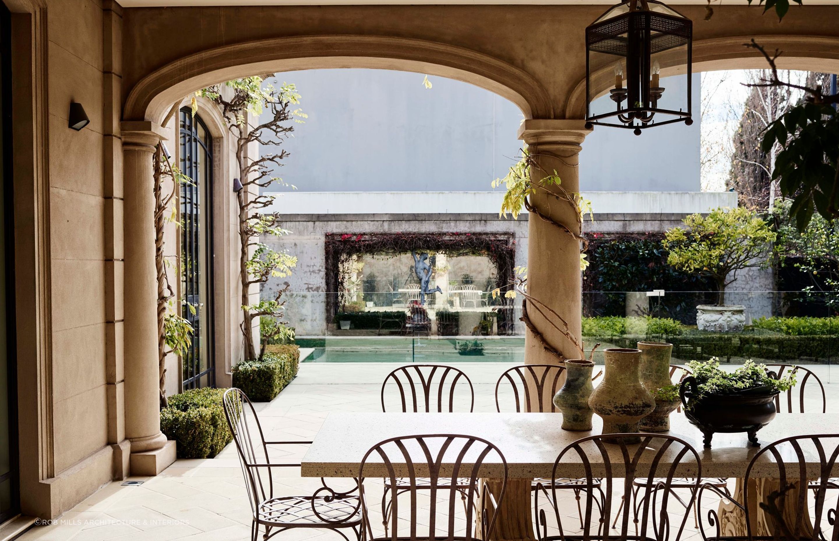 Kenley Court by Rob Mills Architecture &amp; Interiors | Photography by Mark Roper - an illustrious outdoor garden room.
