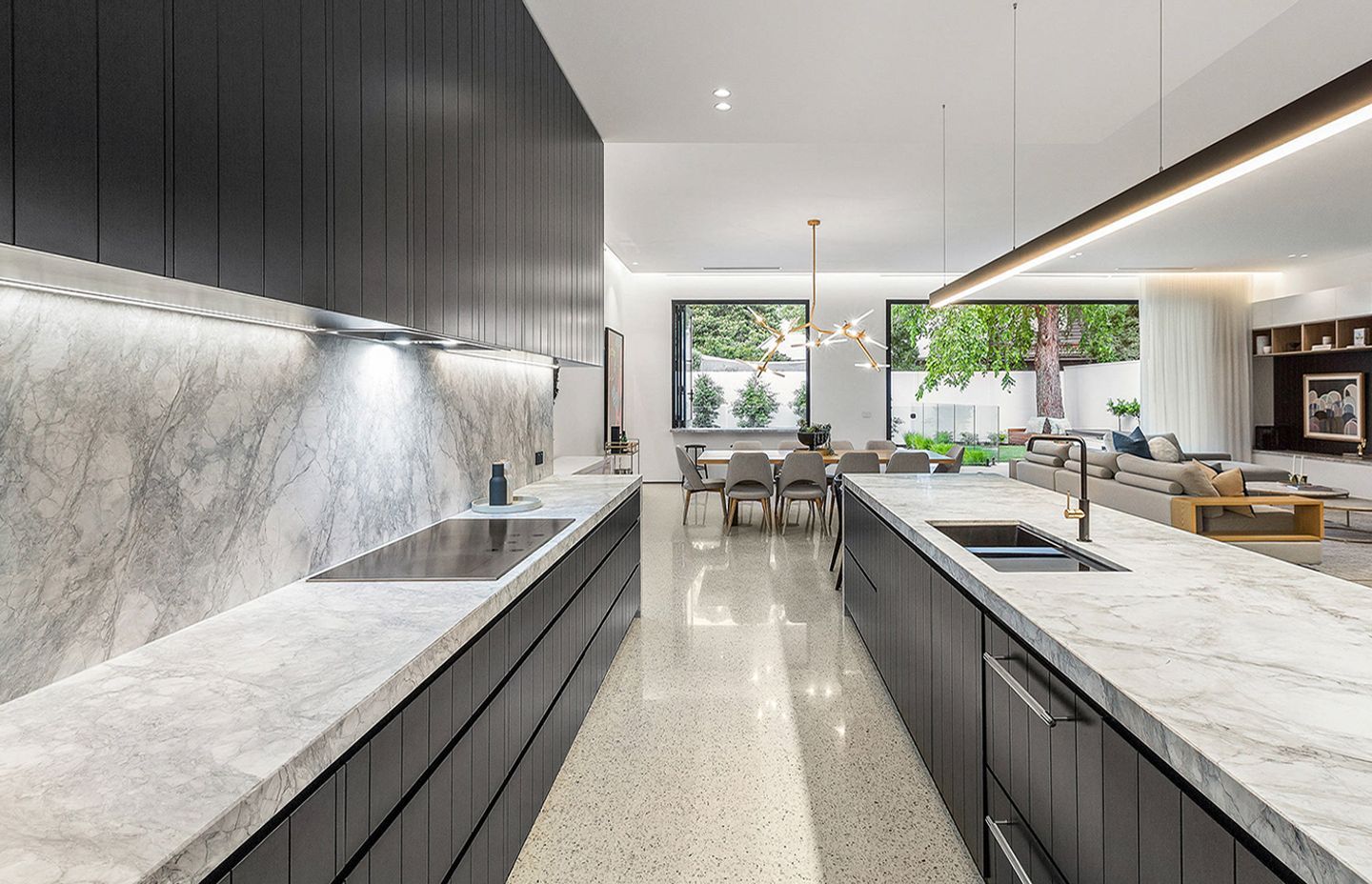 © First Avenue Homes - featuring Schweigen UM-900MS 900mm Silent Undermount Rangehood