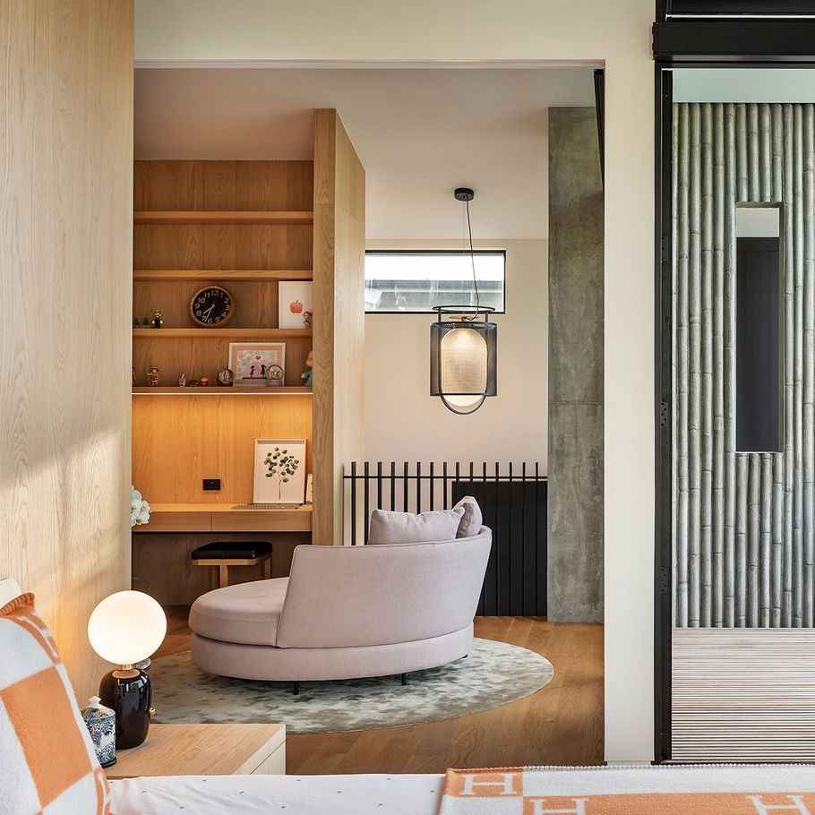 Lin House: how to build an innovative concrete wall with bamboo