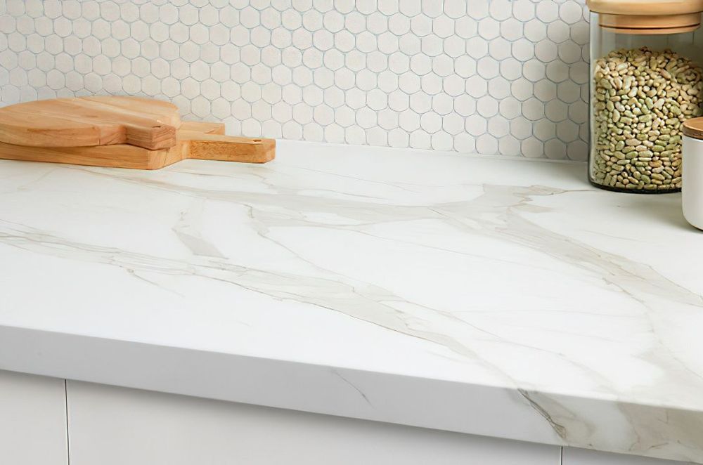 Laminate benchtop.